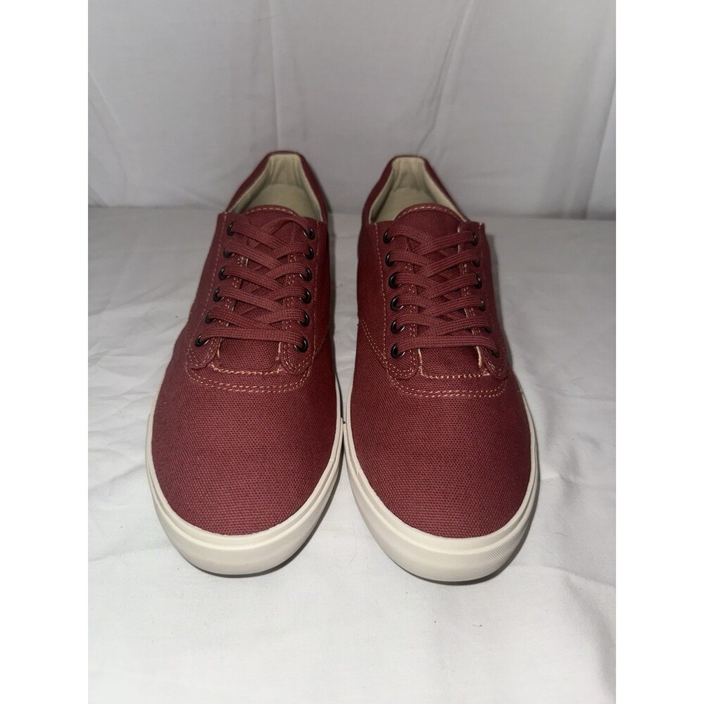 Seavees Hermosa Canvas Sneaker Shoes Low Top Mahogany Red Beach Men's Size 10.5